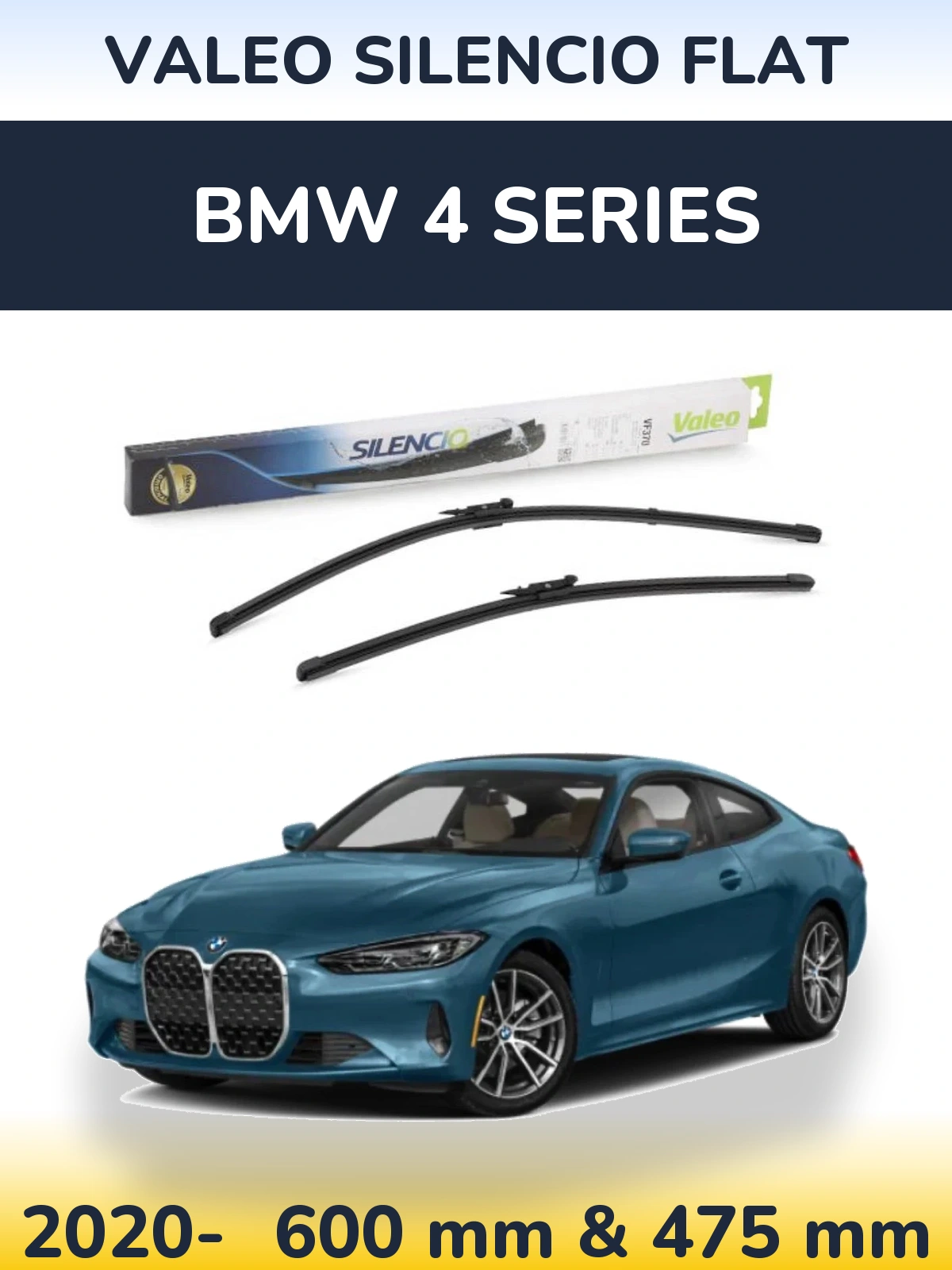 Ștergătoare Valeo Silencio Flat pentru BMW 4 Series