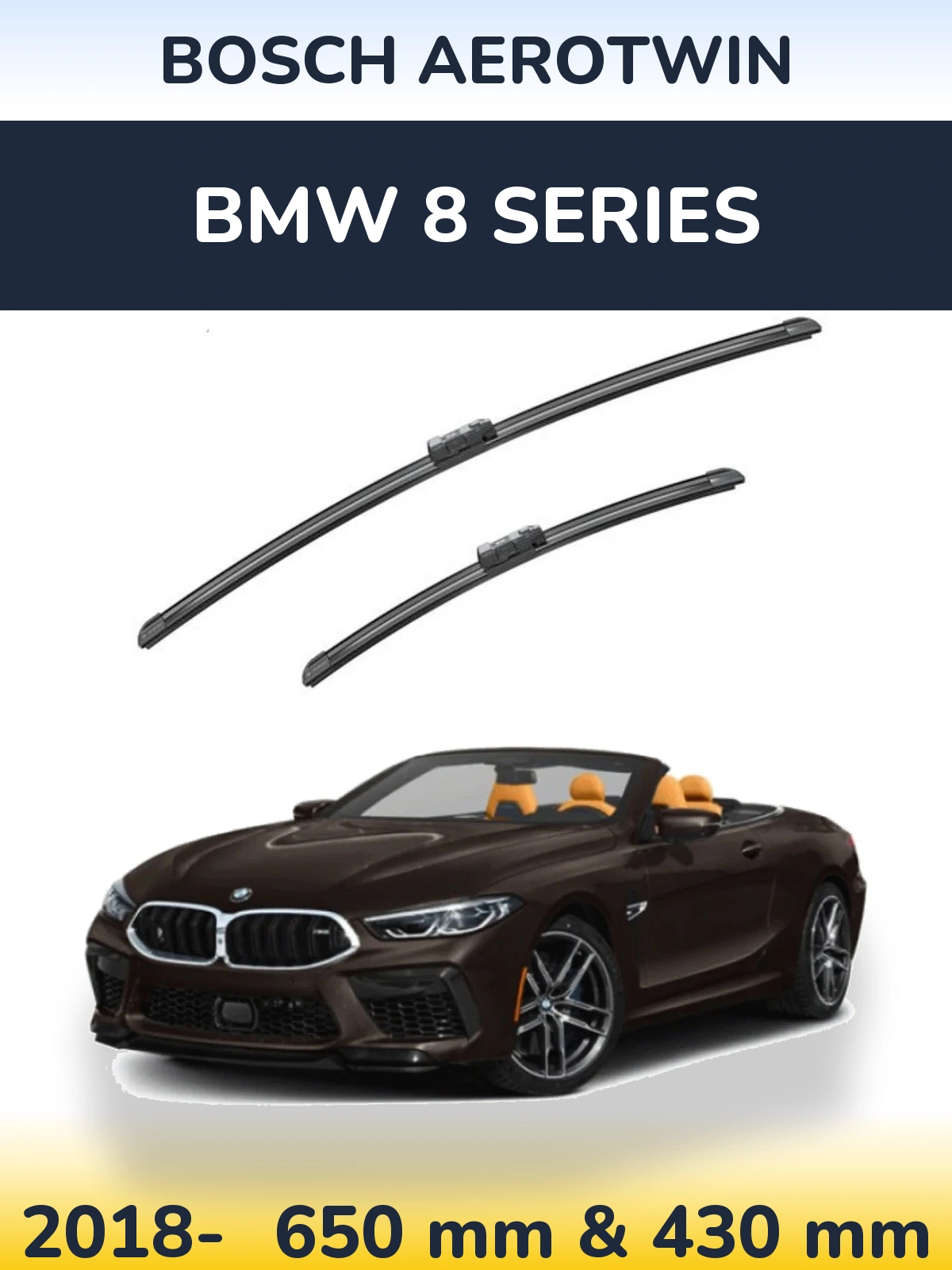 Ștergătoare BOSCH AeroTwin pentru BMW 8 Series