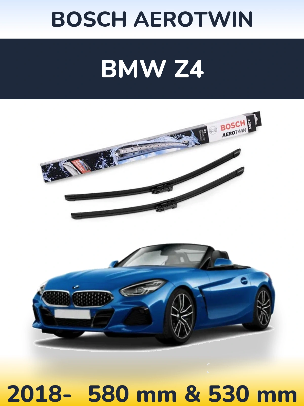 Ștergătoare BOSCH AeroTwin pentru BMW Z4