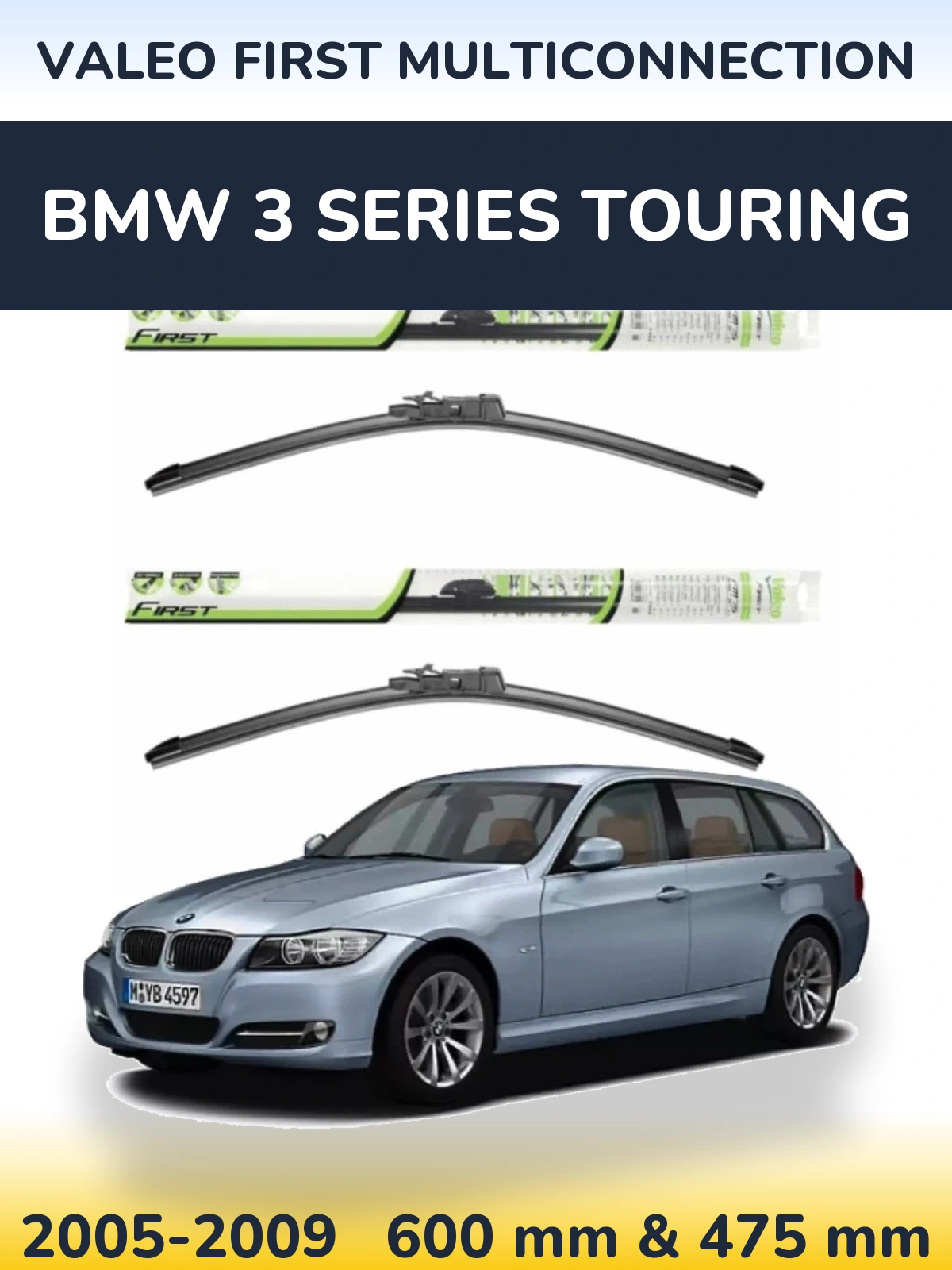 Ștergătoare Valeo First MultiConnection pentru BMW 3 Series Touring