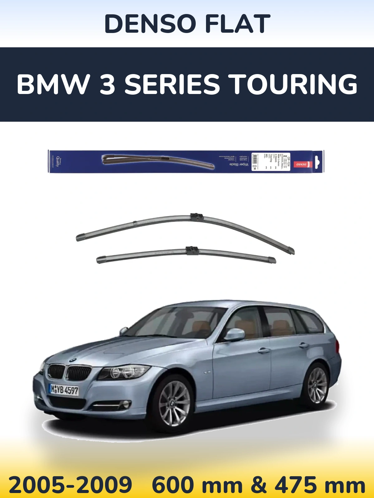 Ștergătoare Denso Flat pentru BMW 3 Series Touring