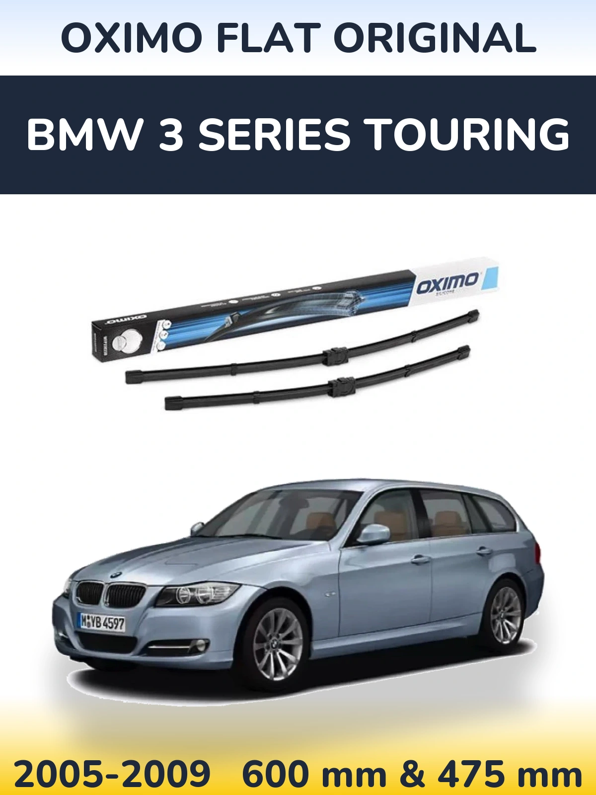 Ștergătoare Oximo Flat Original pentru BMW 3 Series Touring
