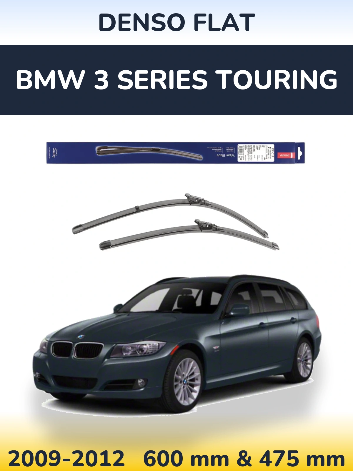 Ștergătoare Denso Flat pentru BMW 3 Series Touring
