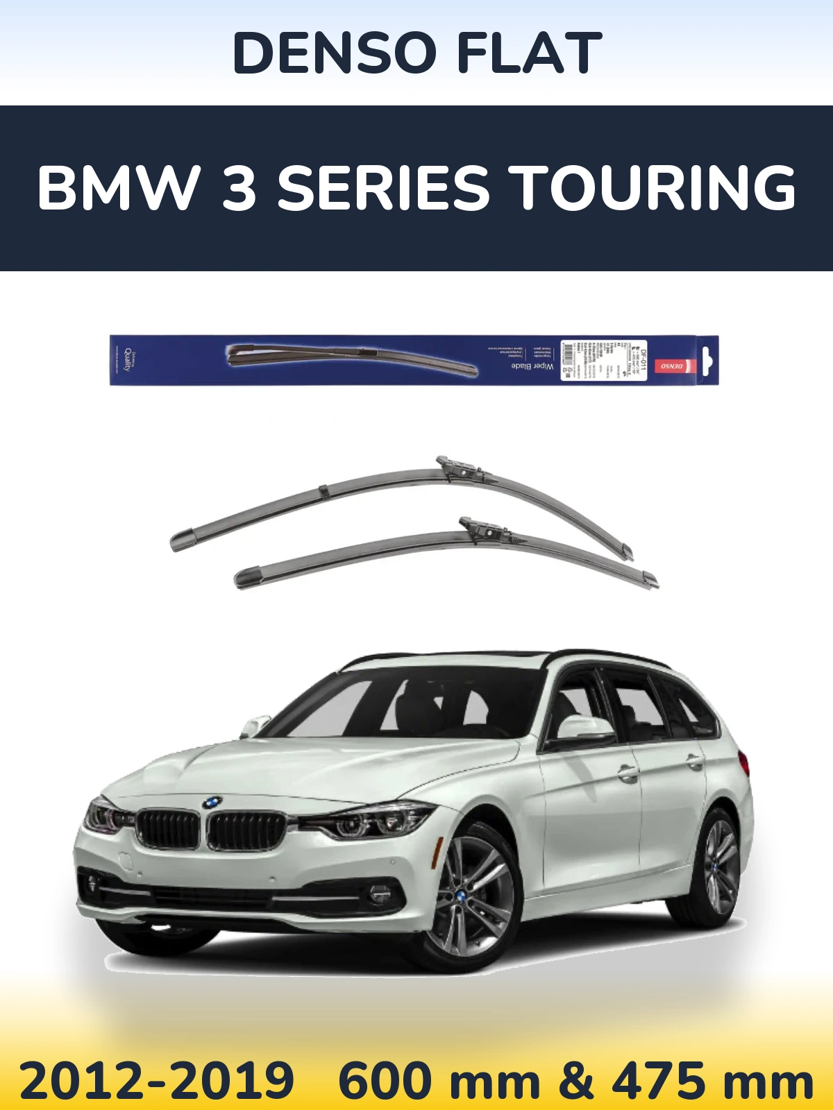 Ștergătoare Denso Flat pentru BMW 3 Series Touring