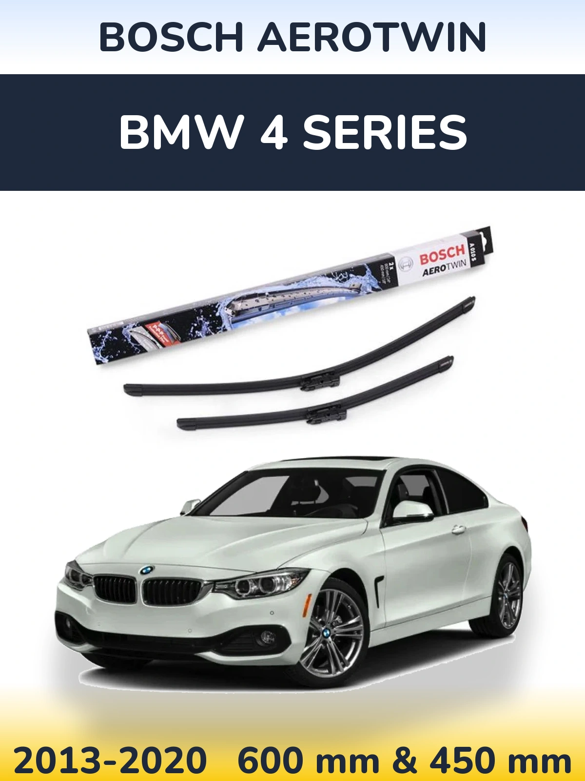Ștergătoare BOSCH AeroTwin pentru BMW 4 Series