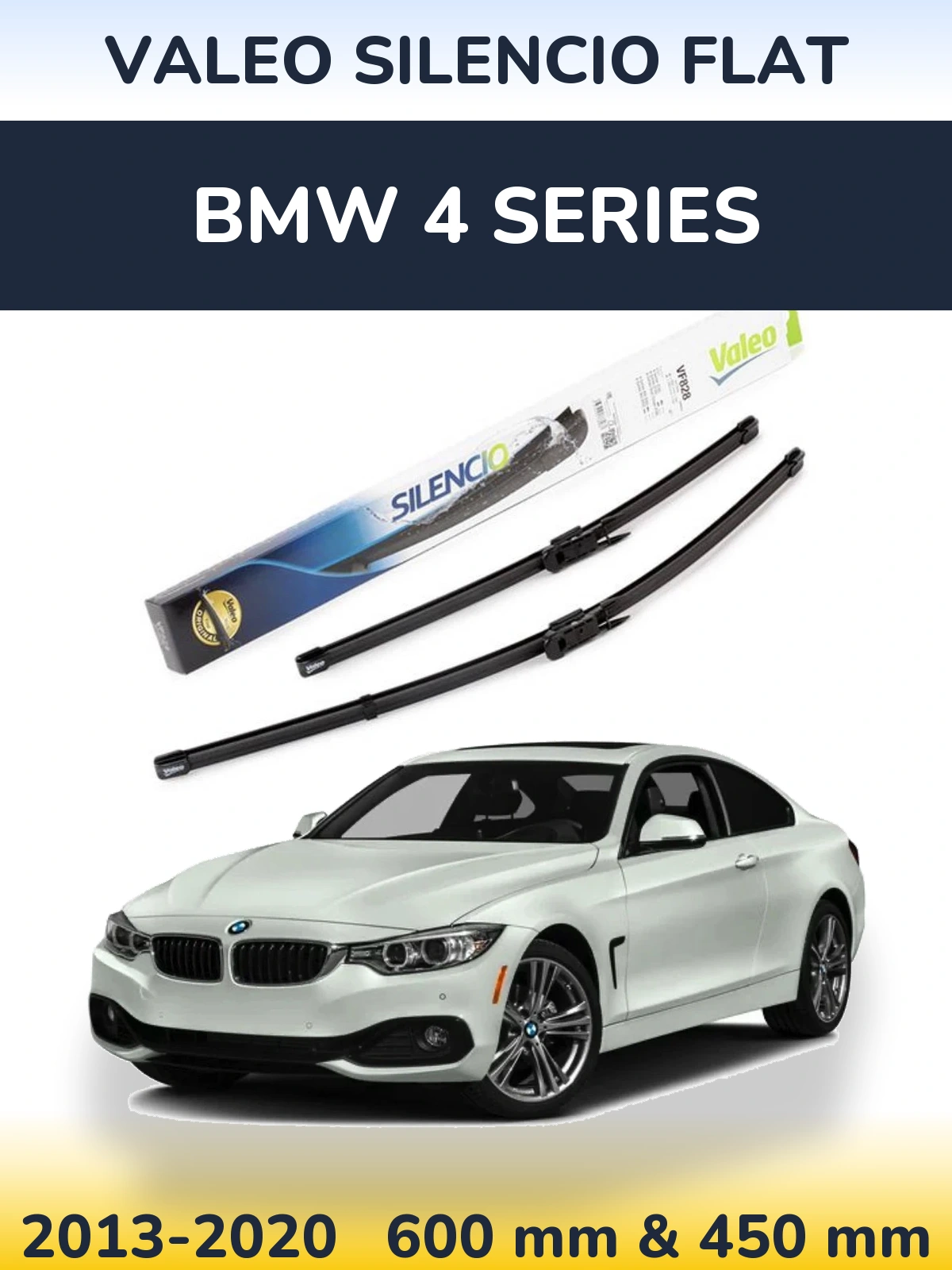 Ștergătoare Valeo Silencio Flat pentru BMW 4 Series