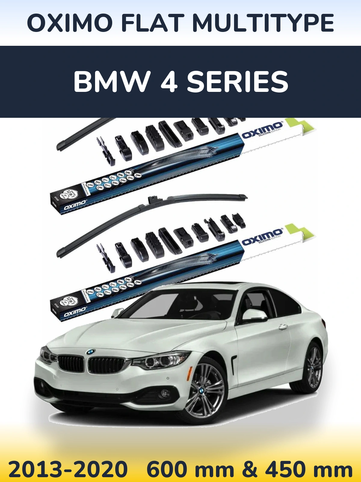 Ștergătoare Oximo Flat MultiTipe pentru BMW 4 Series