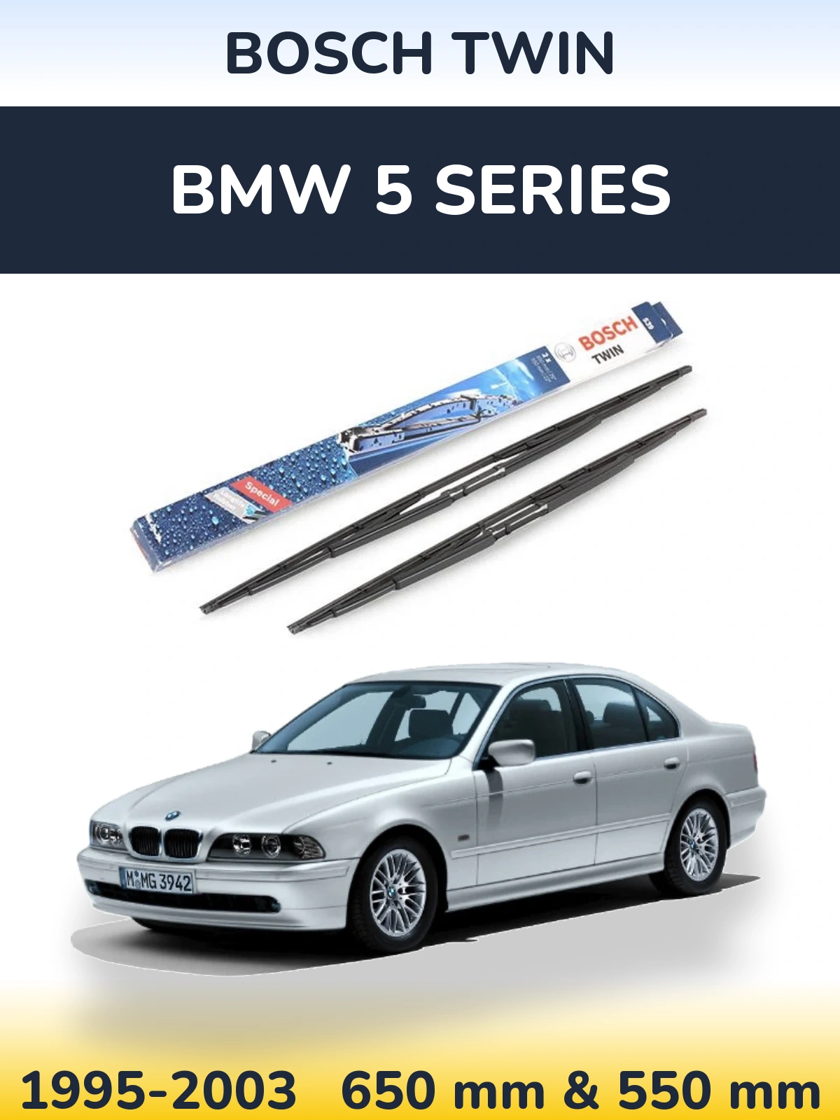 Ștergătoare BOSCH Twin pentru BMW 5 Series