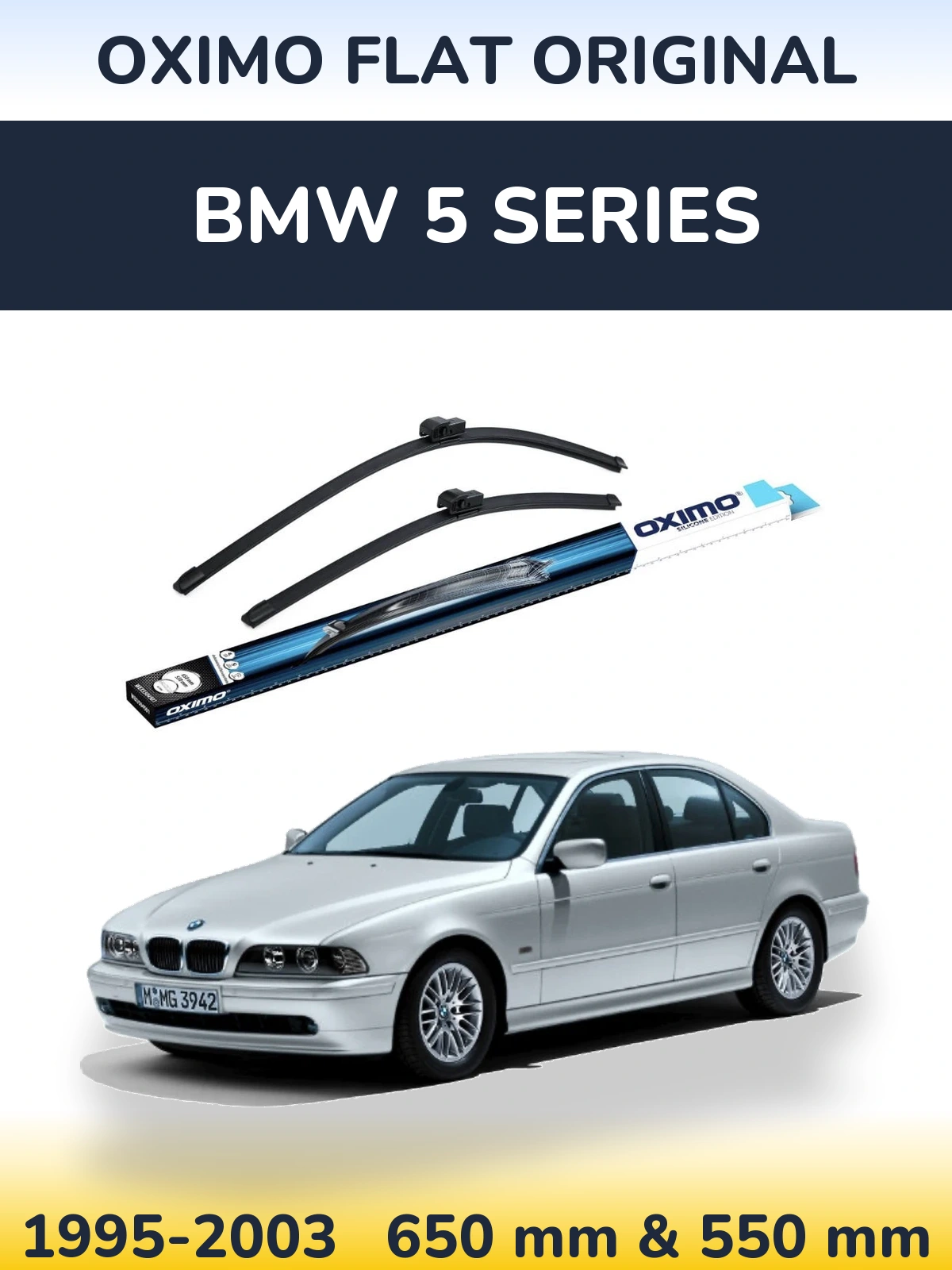 Ștergătoare Oximo Flat Original pentru BMW 5 Series
