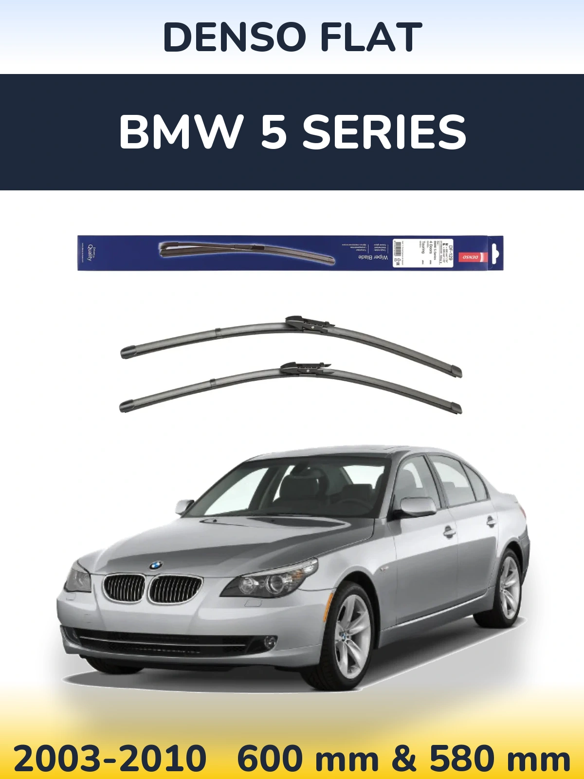 Ștergătoare Denso Flat pentru BMW 5 Series