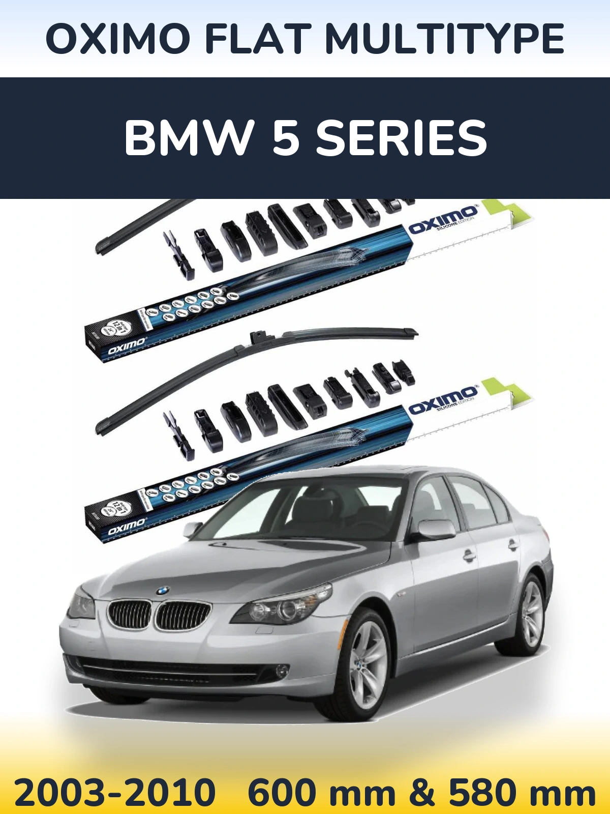 Ștergătoare Oximo Flat MultiTipe pentru BMW 5 Series
