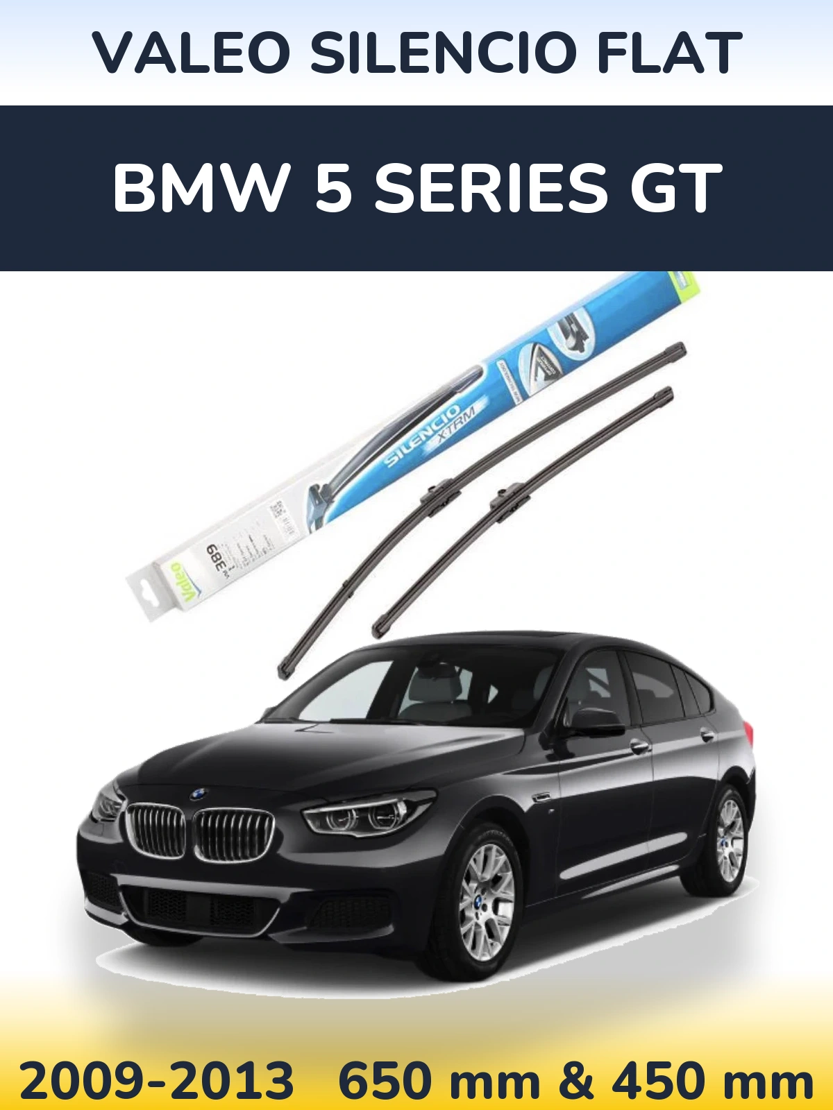 Ștergătoare Valeo Silencio Flat pentru BMW 5 Series GT