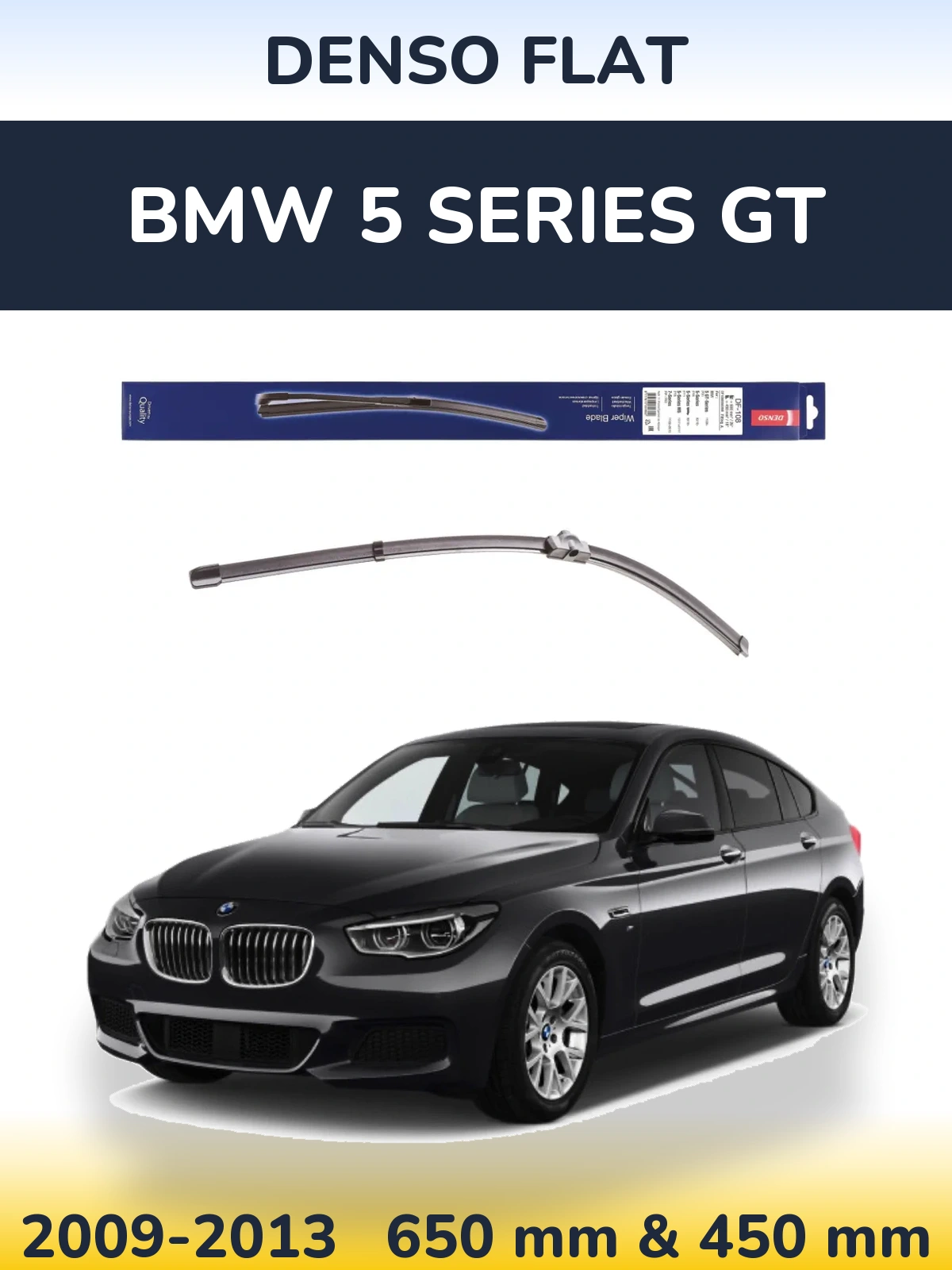 Ștergătoare Denso Flat pentru BMW 5 Series GT