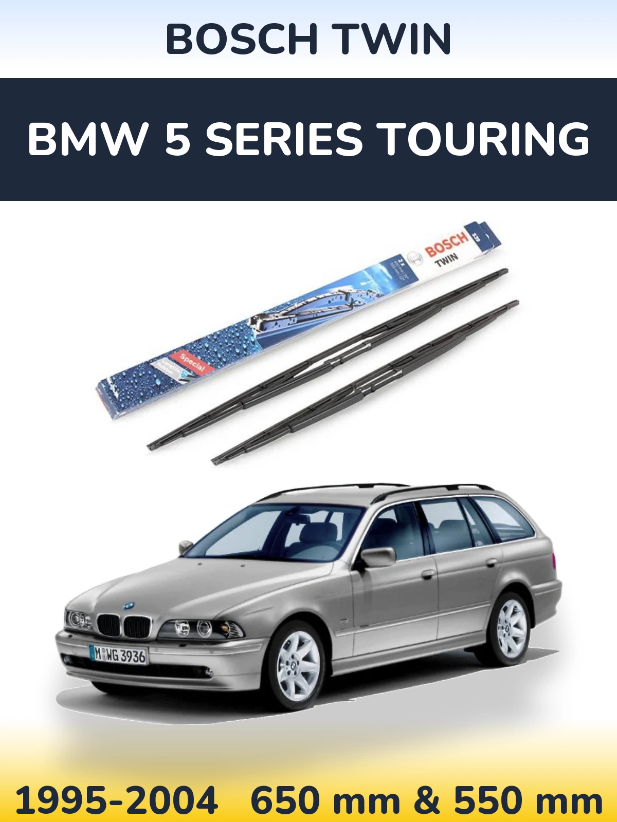 Ștergătoare BOSCH Twin pentru BMW 5 Series Touring