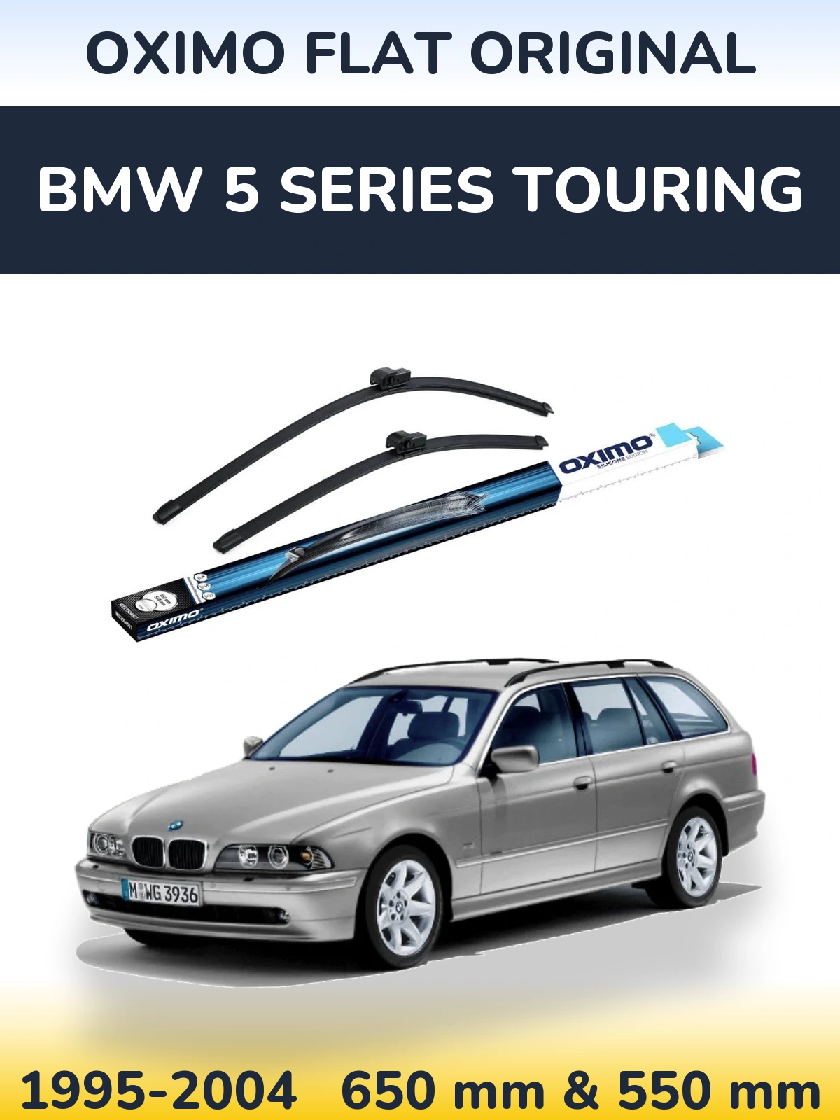 Ștergătoare Oximo Flat Original pentru BMW 5 Series Touring
