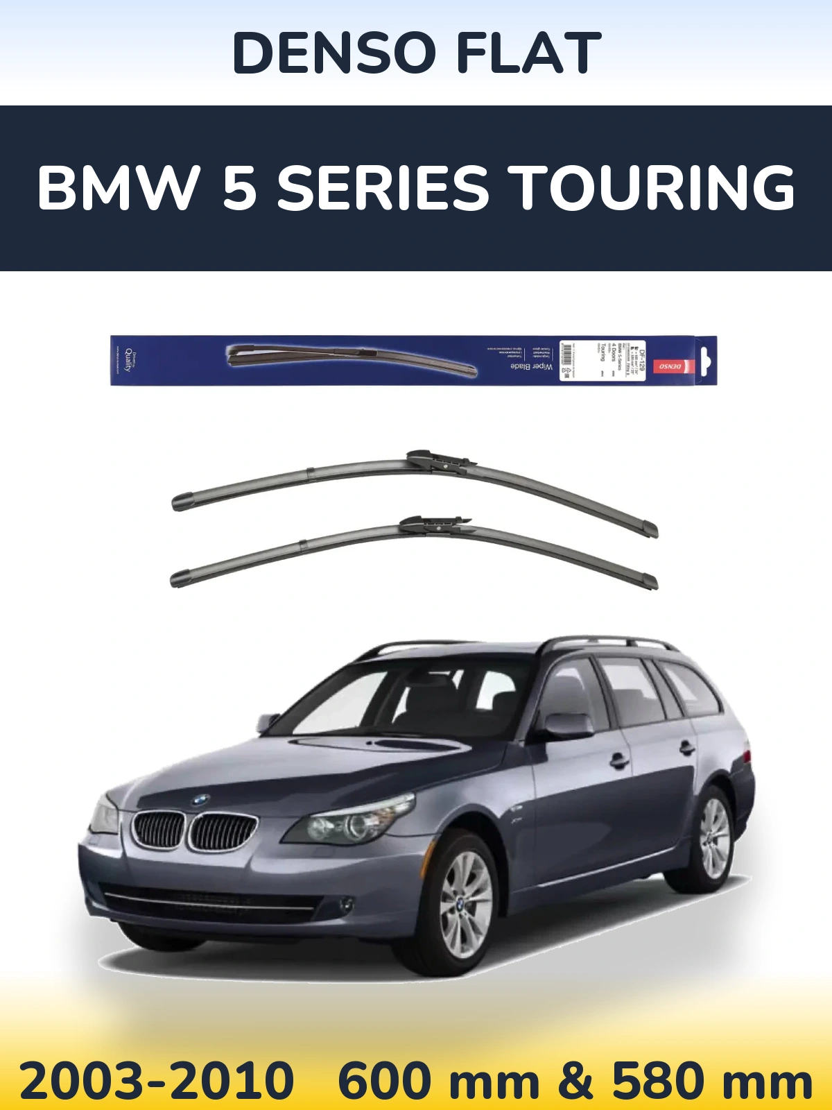 Ștergătoare Denso Flat pentru BMW 5 Series Touring