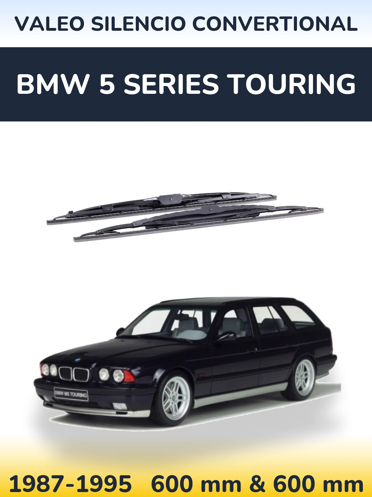 Ștergătoare Valeo Silencio Convertional pentru BMW 5 Series Touring