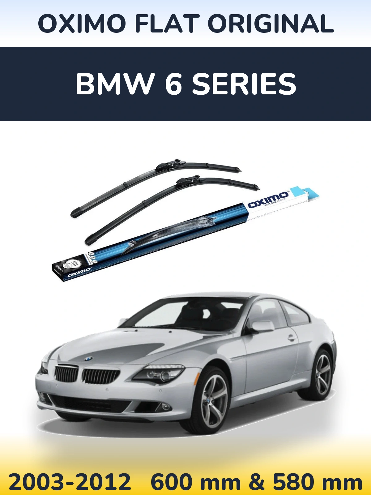 Ștergătoare Oximo Flat Original pentru BMW 6 Series