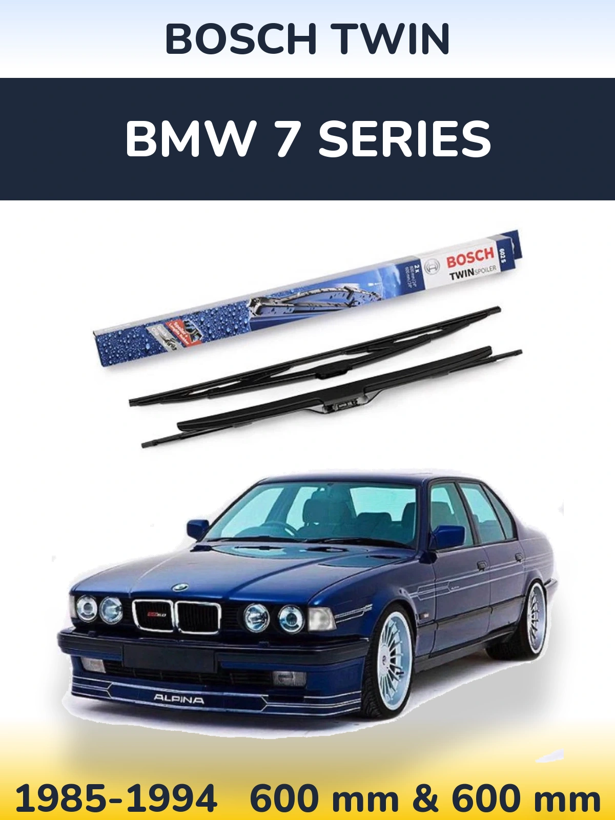 Ștergătoare BOSCH Twin pentru BMW 7 Series