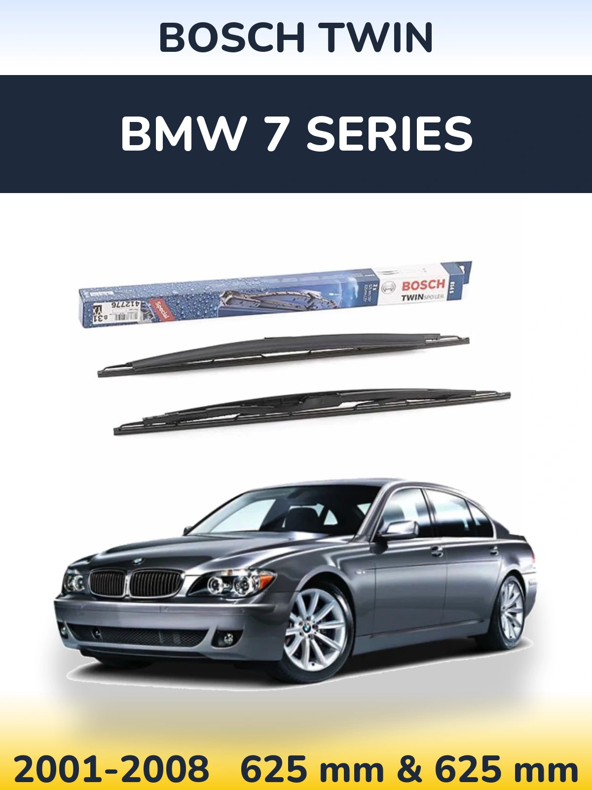 Ștergătoare BOSCH Twin pentru BMW 7 Series