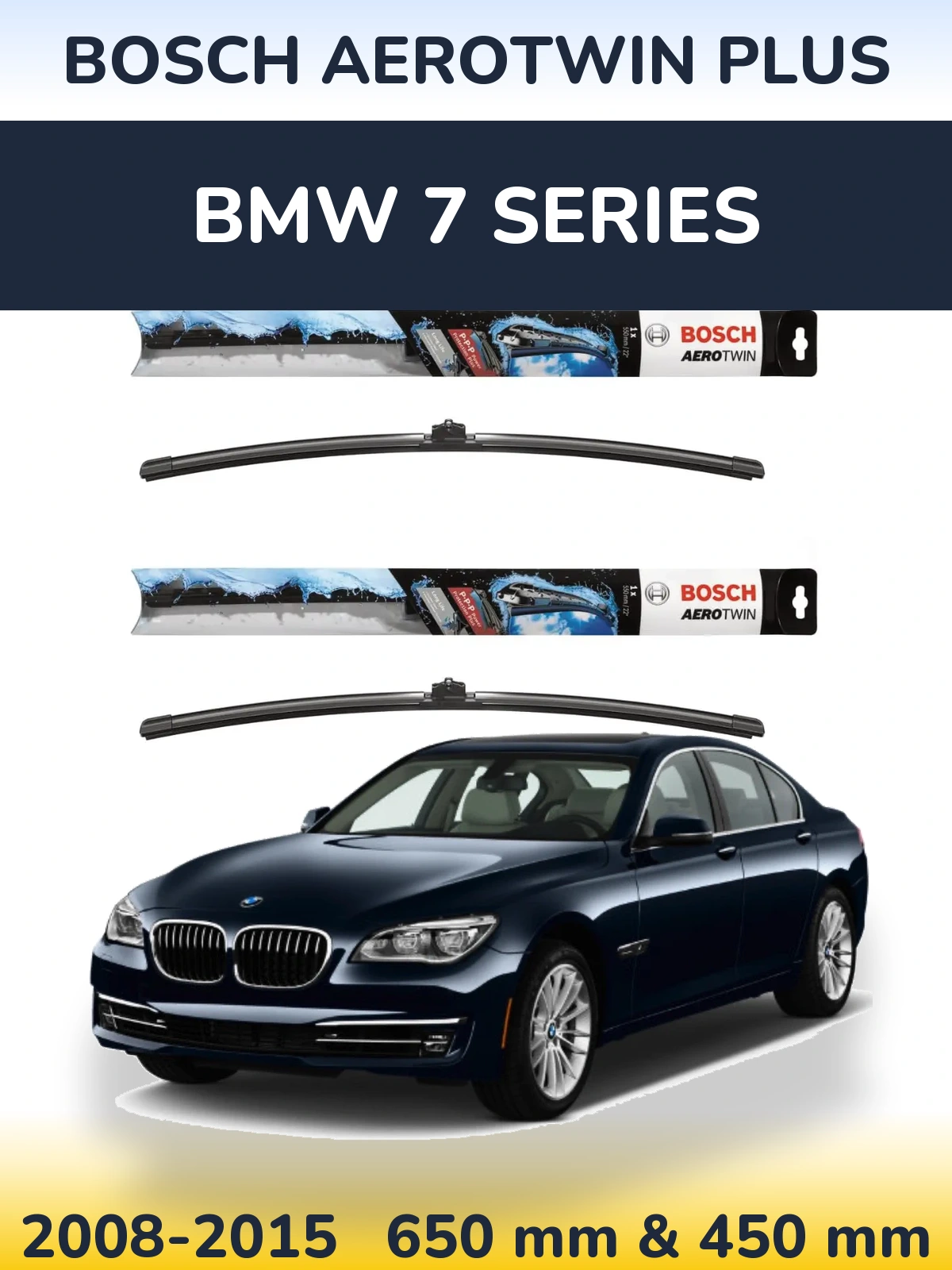 Ștergătoare BOSCH AeroTwin Plus pentru BMW 7 Series