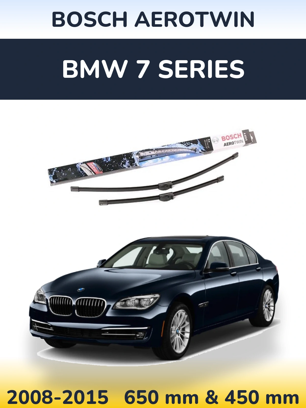 Ștergătoare BOSCH AeroTwin pentru BMW 7 Series