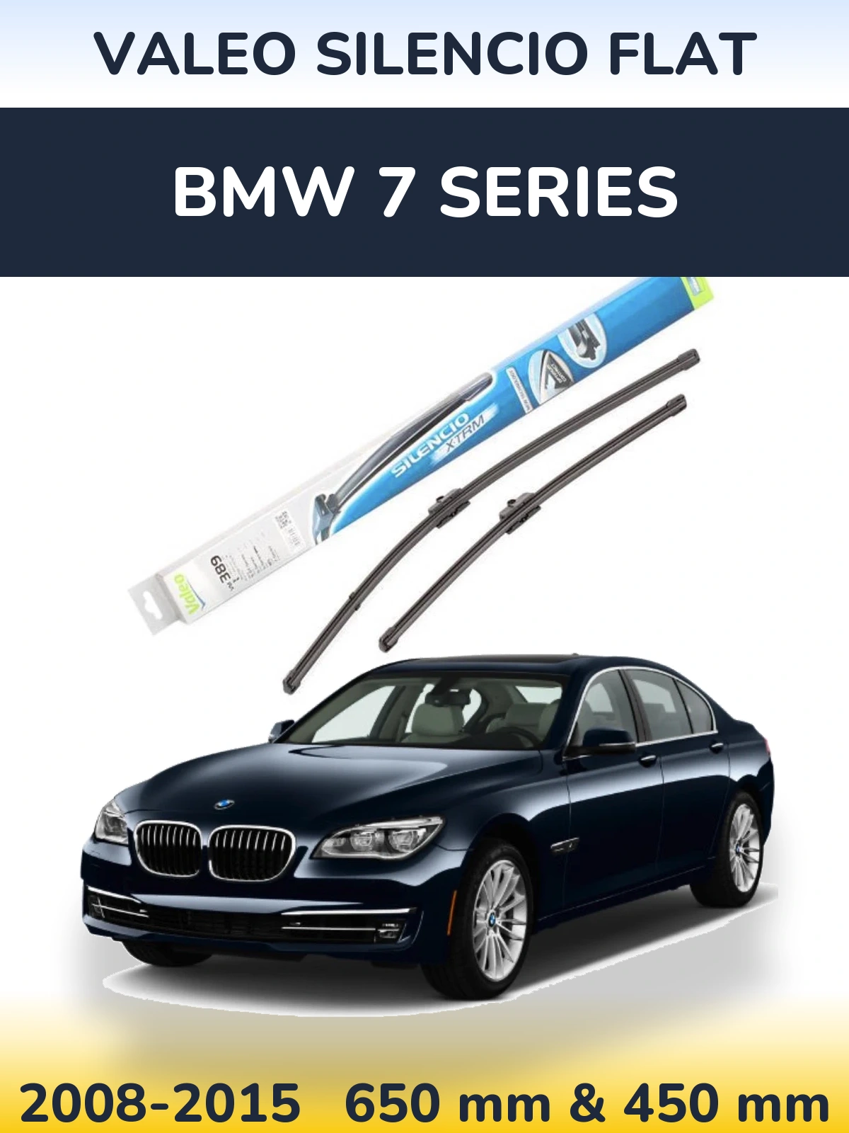 Ștergătoare Valeo Silencio Flat pentru BMW 7 Series