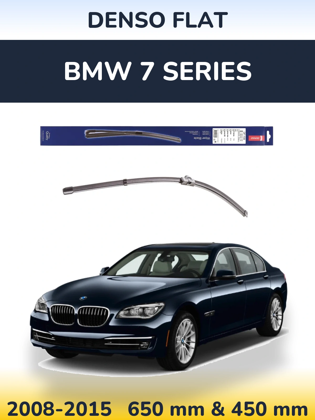 Ștergătoare Denso Flat pentru BMW 7 Series