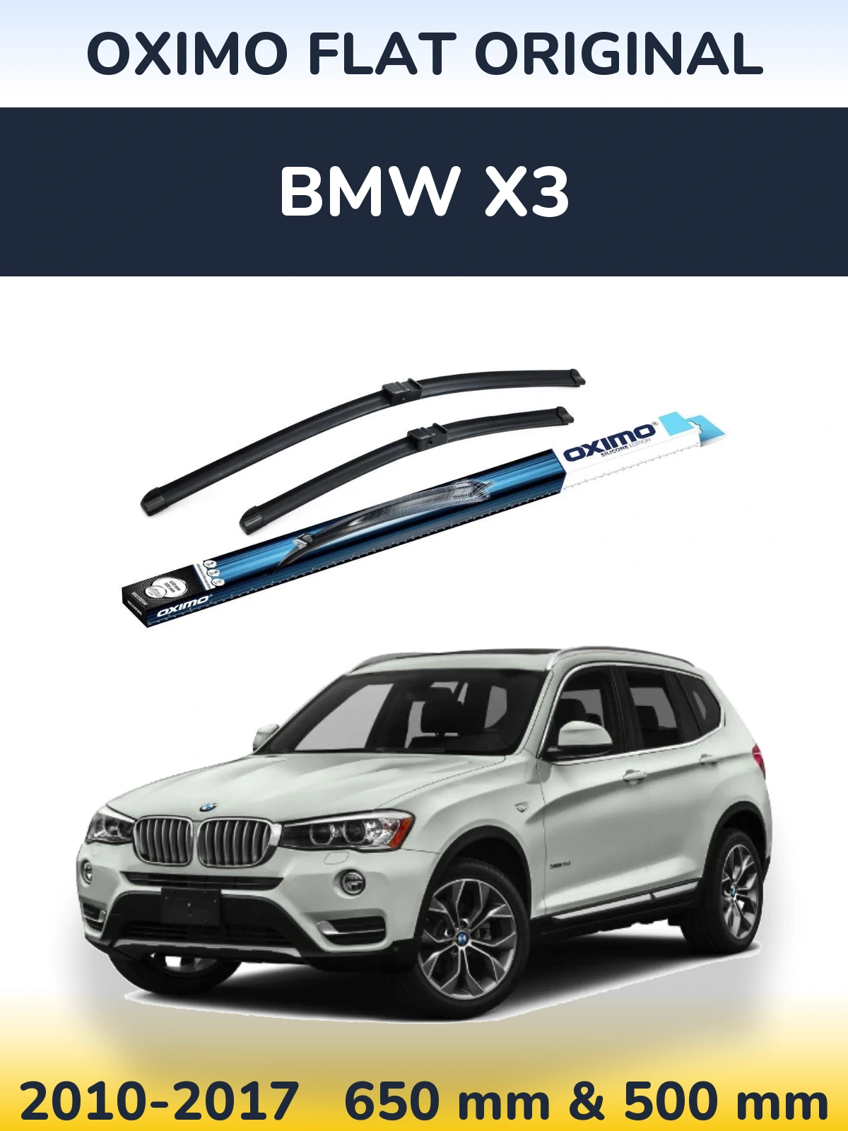 Ștergătoare Oximo Flat Original pentru BMW X3