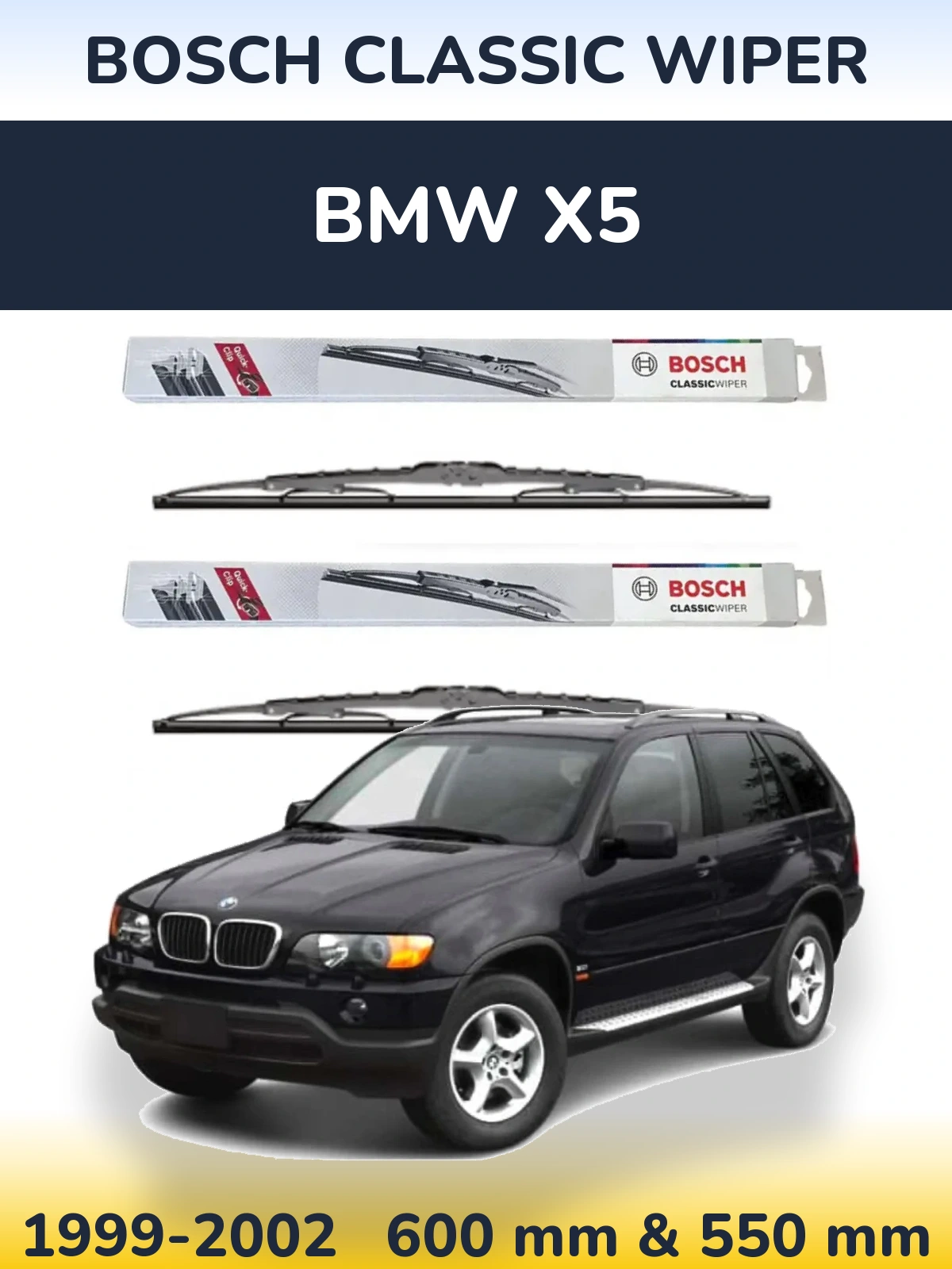 Ștergătoare BOSCH Classic Wiper pentru BMW X5