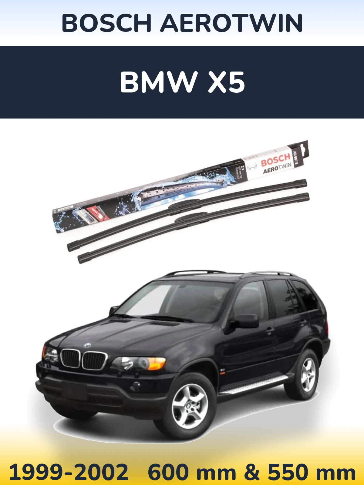 Ștergătoare BOSCH AeroTwin pentru BMW X5