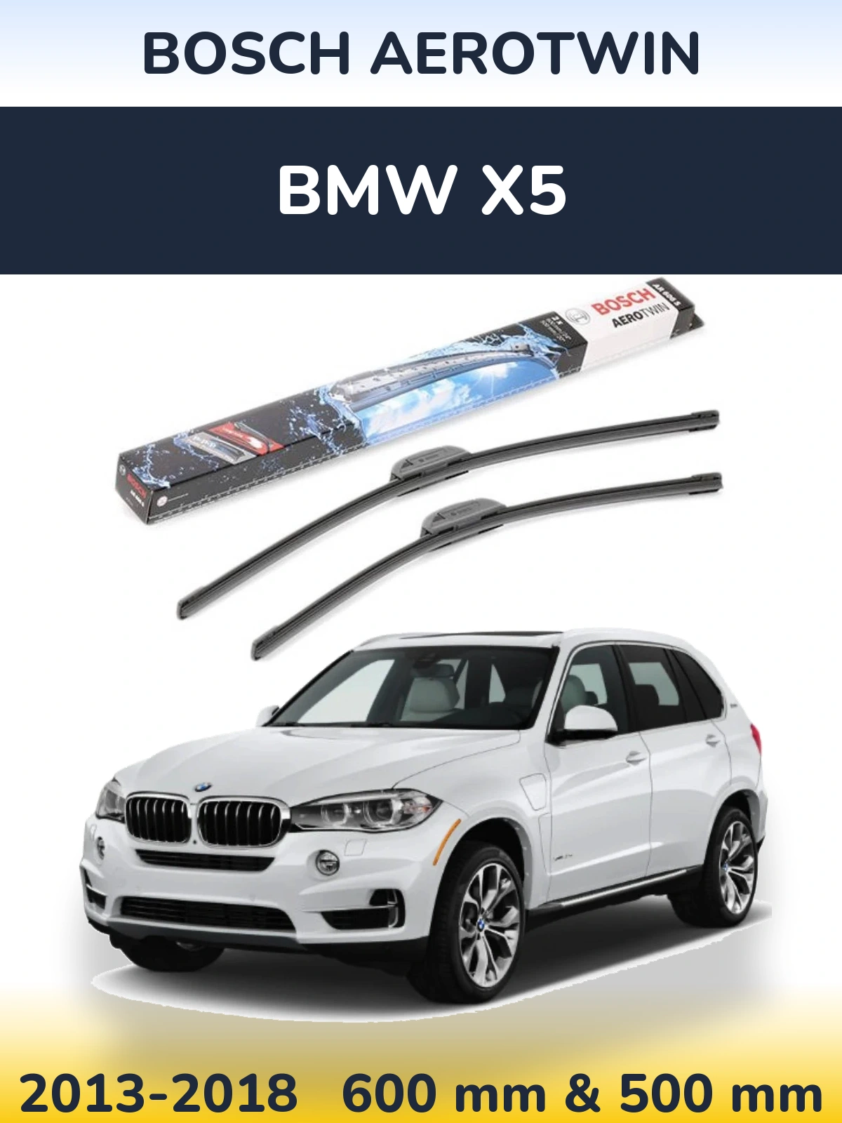 Ștergătoare BOSCH AeroTwin pentru BMW X5