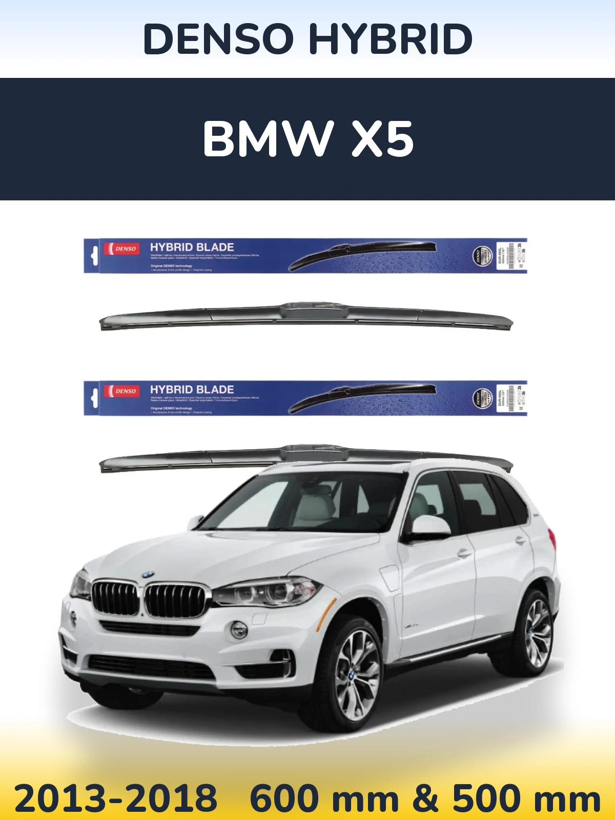 Ștergătoare Denso Hybrid pentru BMW X5
