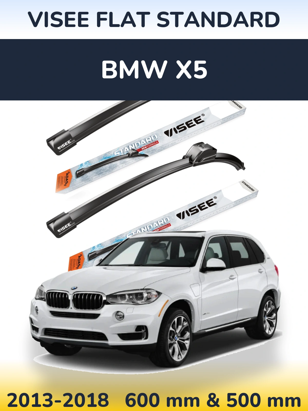 Ștergătoare VISEE FLAT STANDARD pentru BMW X5