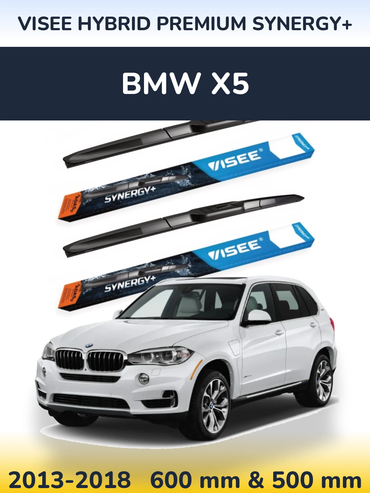 Ștergătoare VISEE HYBRID PREMIUM SYNERGY+ pentru BMW X5