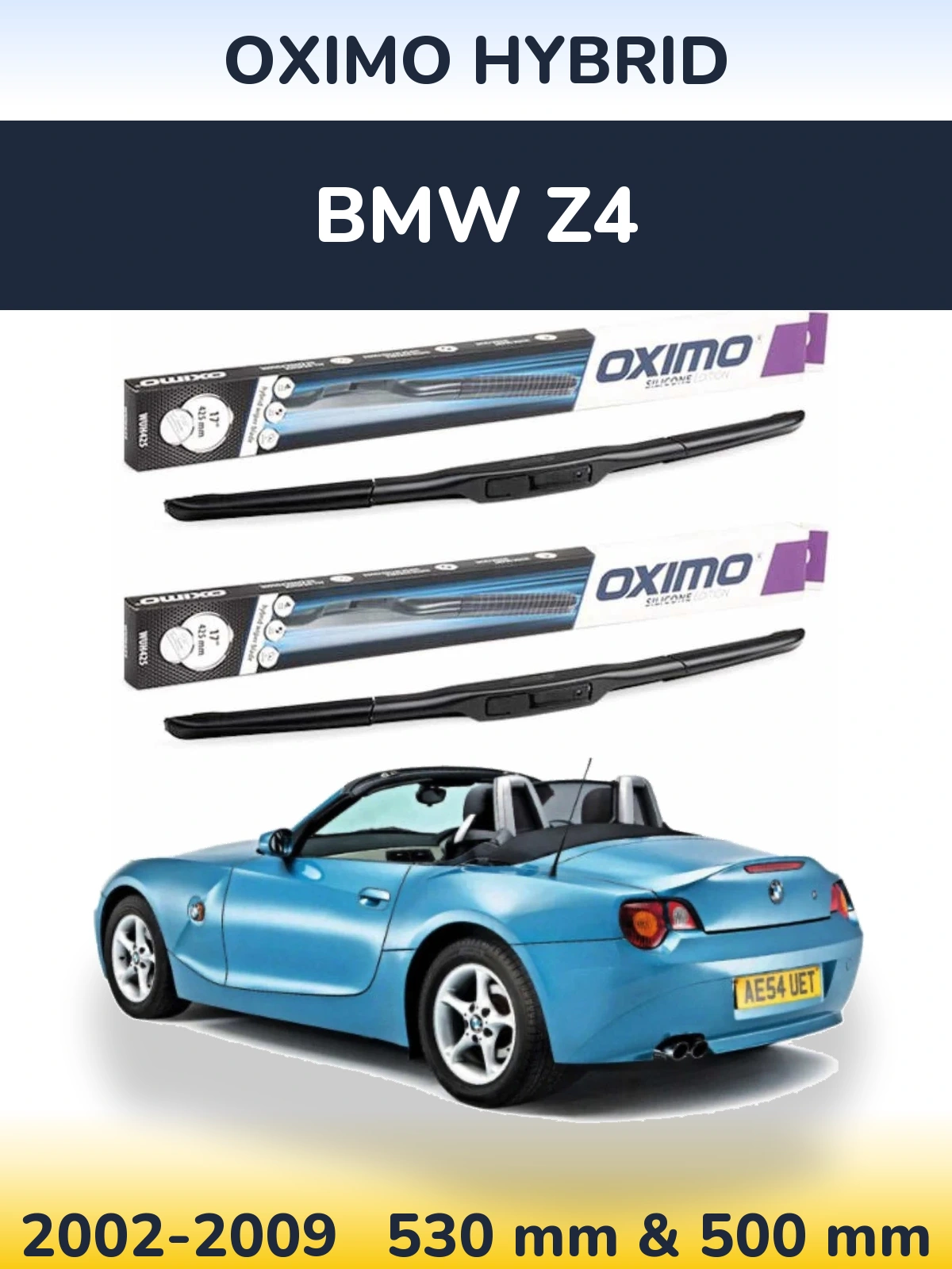 Ștergătoare Oximo Hybrid pentru BMW Z4