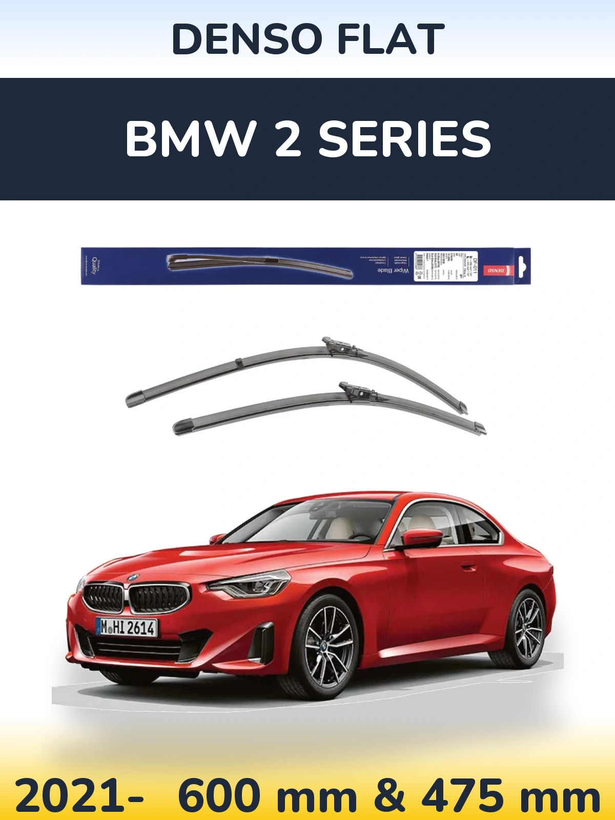 Ștergătoare Denso Flat pentru BMW 2 Series