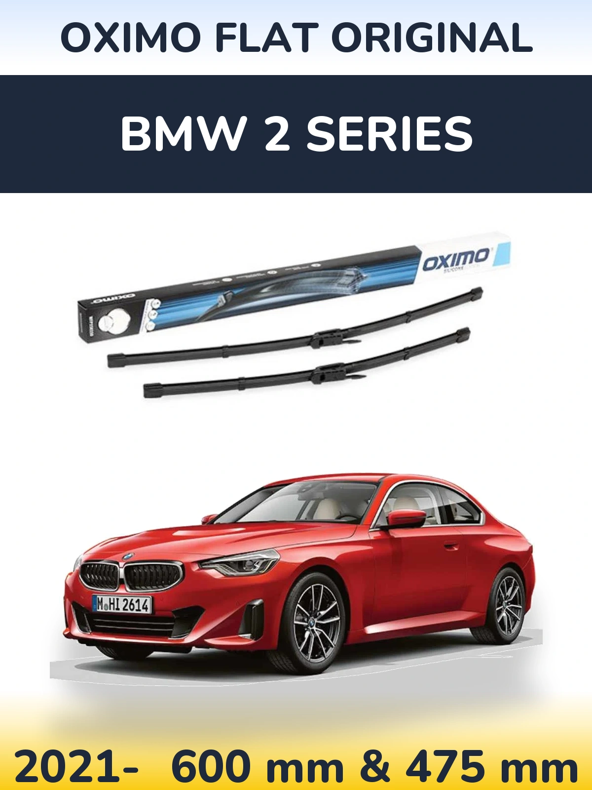 Ștergătoare Oximo Flat Original pentru BMW 2 Series