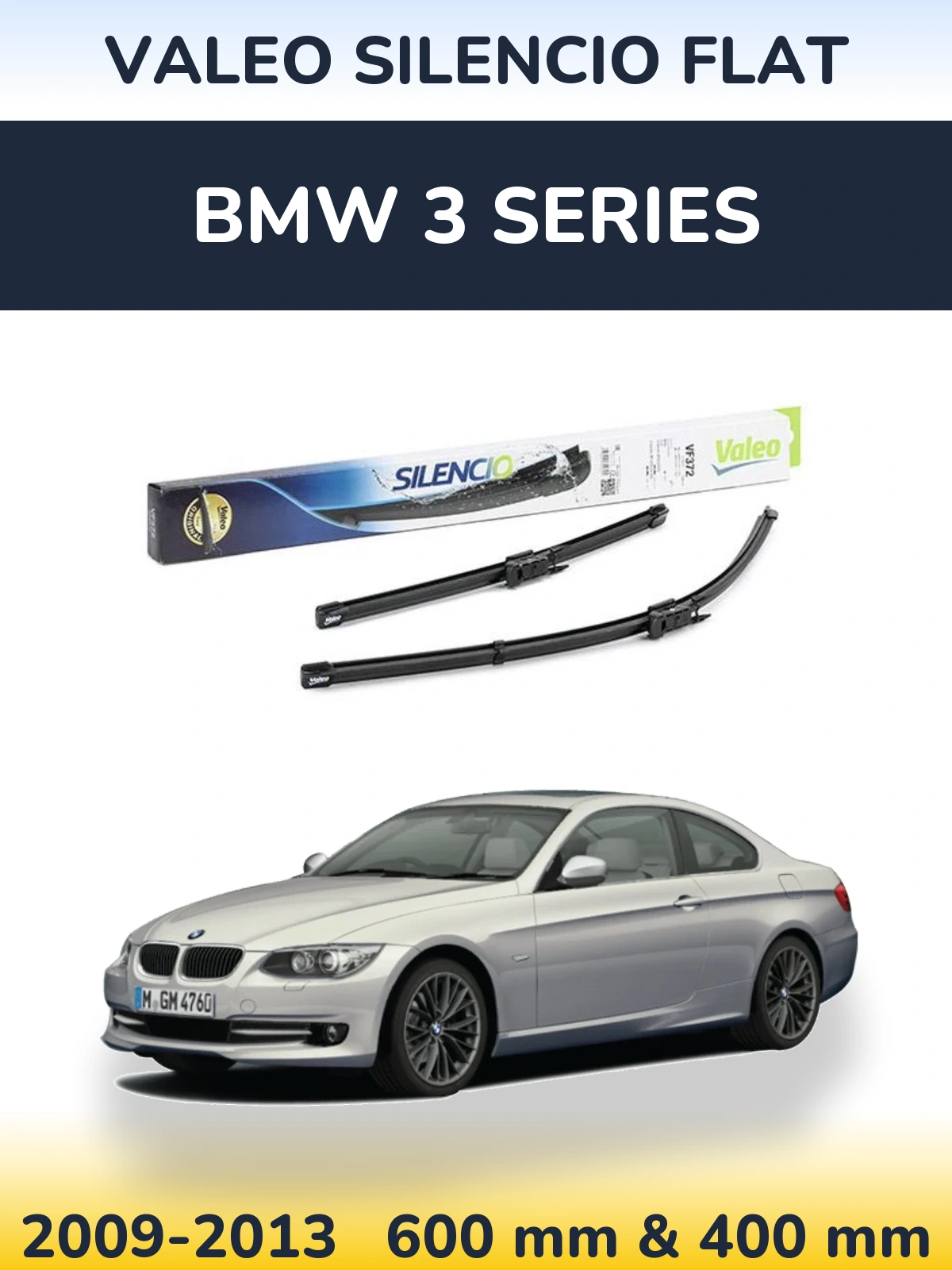 Ștergătoare Valeo Silencio Flat pentru BMW 3 Series