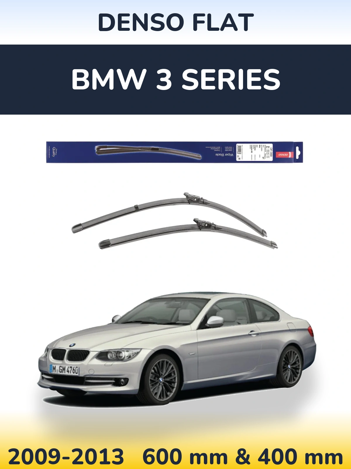 Ștergătoare Denso Flat pentru BMW 3 Series
