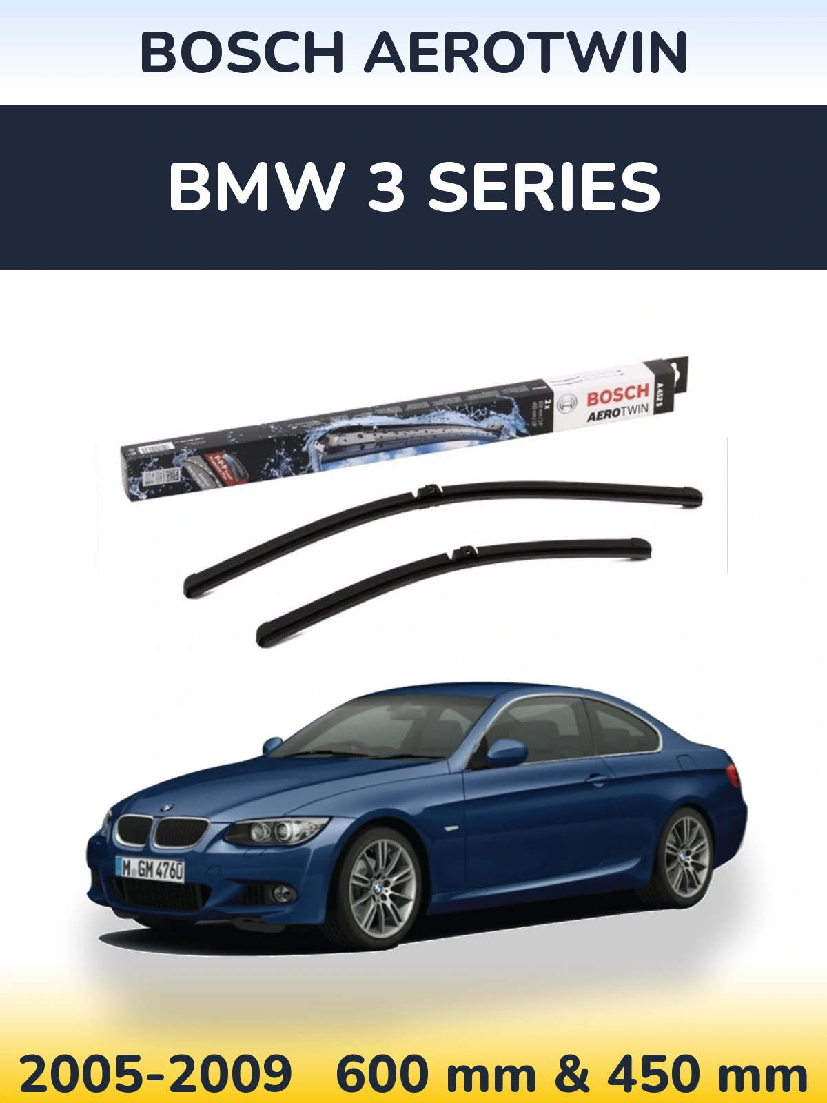 Ștergătoare BOSCH AeroTwin pentru BMW 3 Series