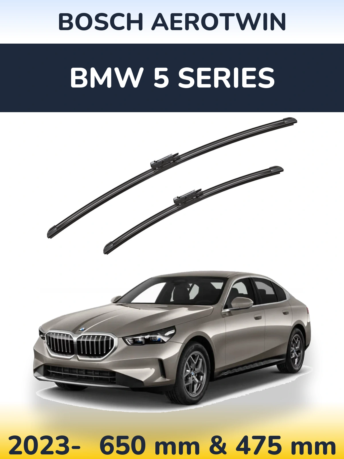 Ștergătoare BOSCH AeroTwin pentru BMW 5 Series
