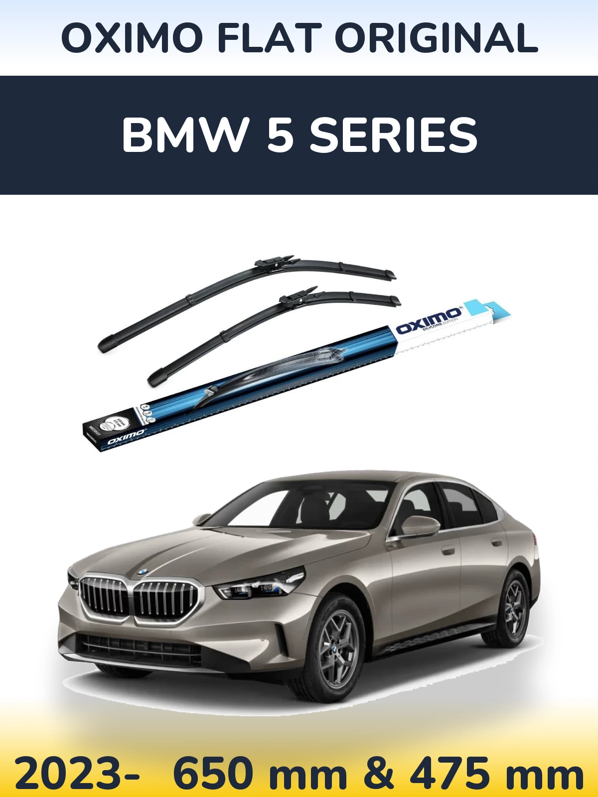 Ștergătoare Oximo Flat Original pentru BMW 5 Series