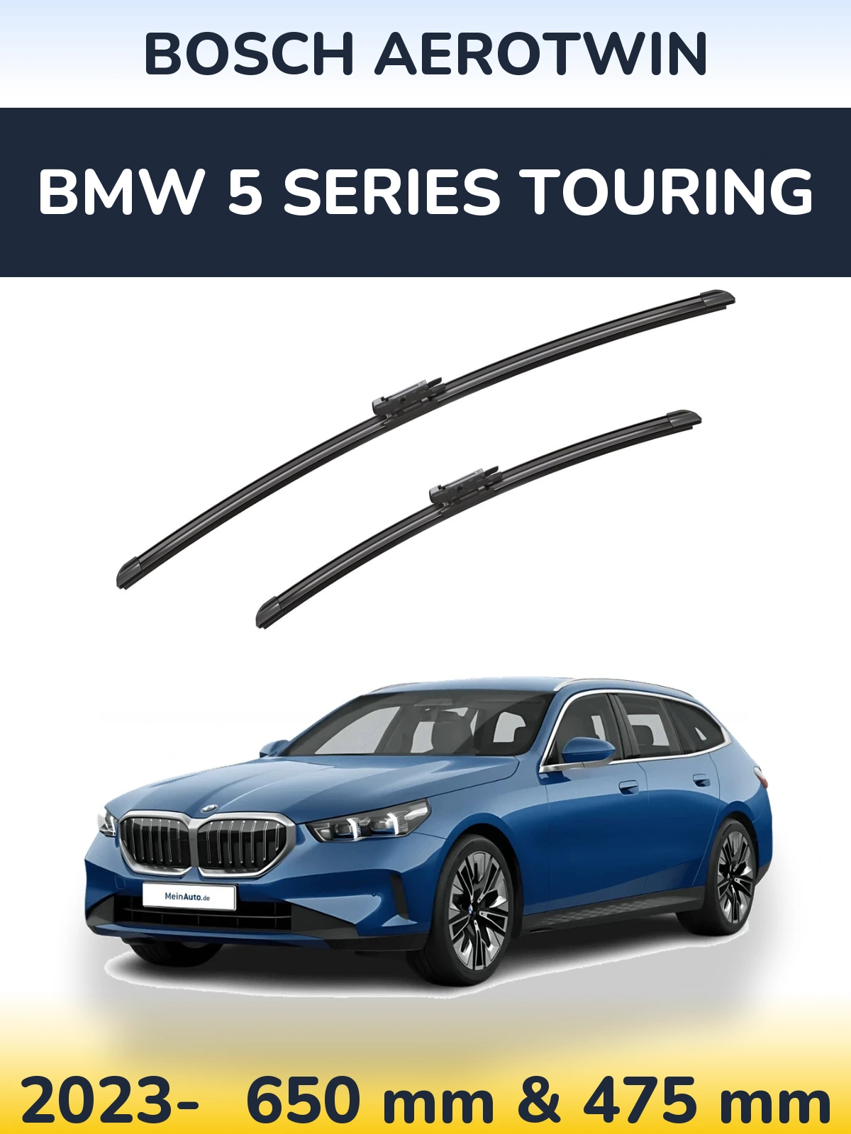 Ștergătoare BOSCH AeroTwin pentru BMW 5 Series Touring