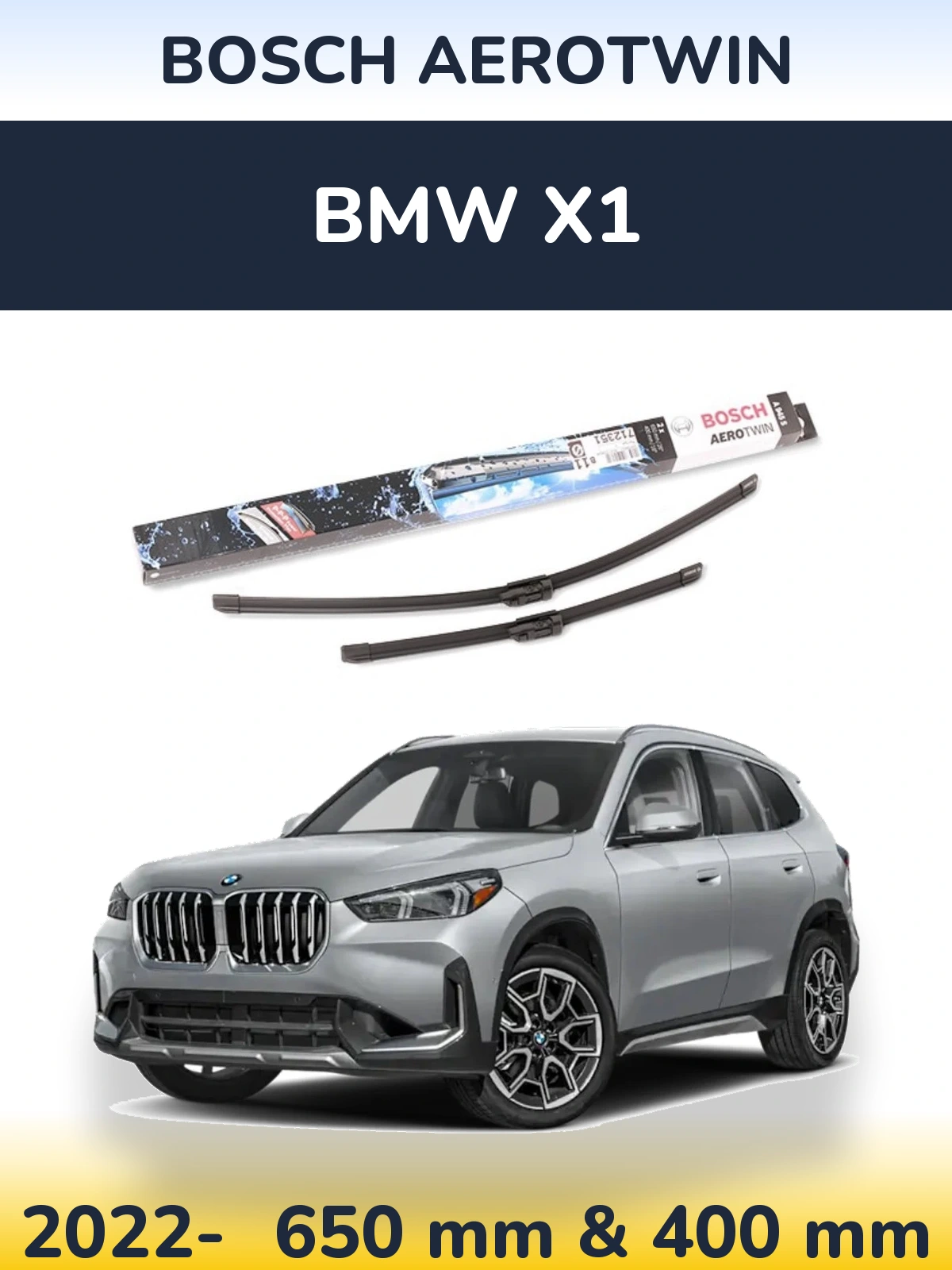 Ștergătoare BOSCH AeroTwin pentru BMW X1