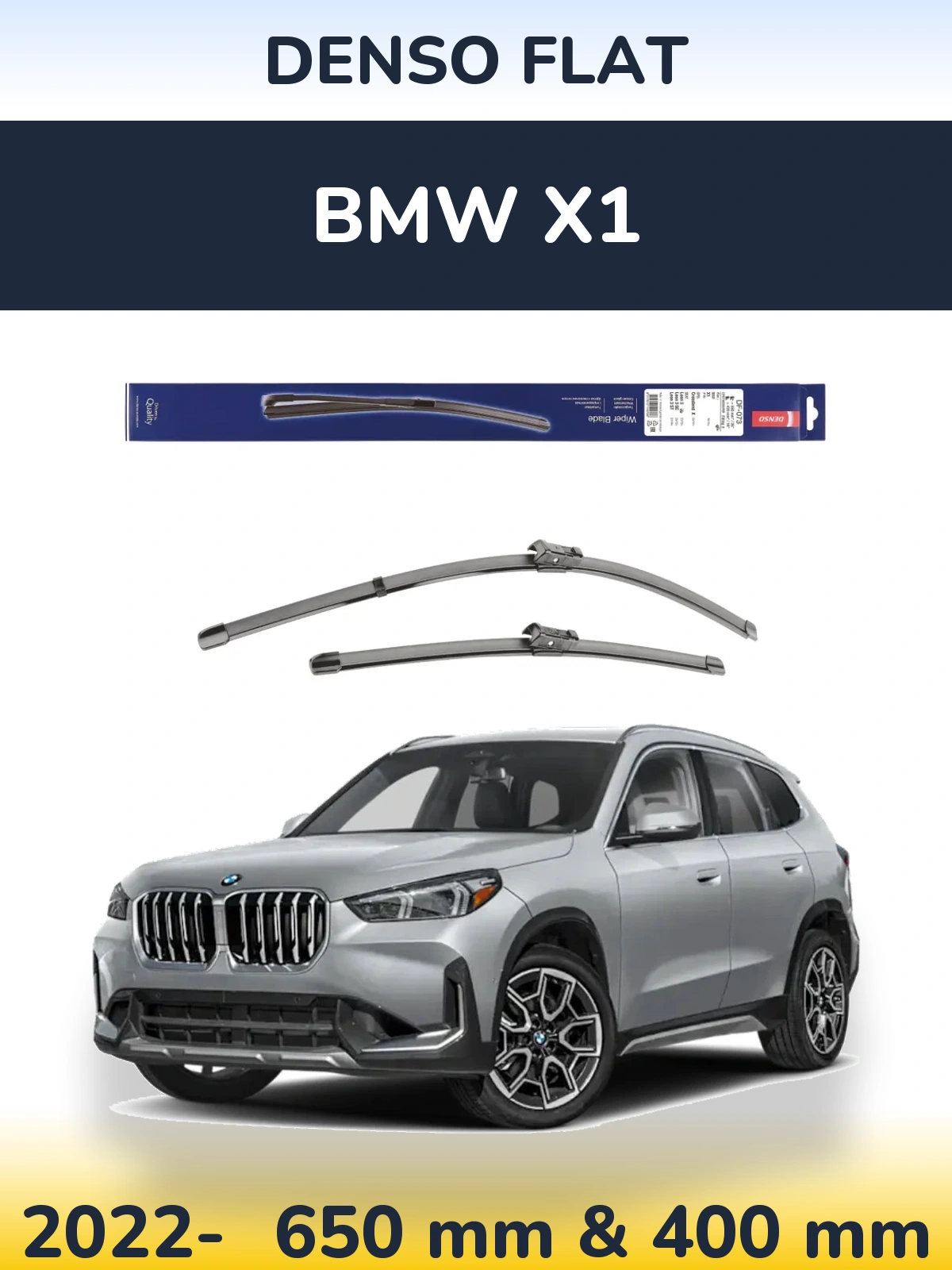 Ștergătoare Denso Flat pentru BMW X1