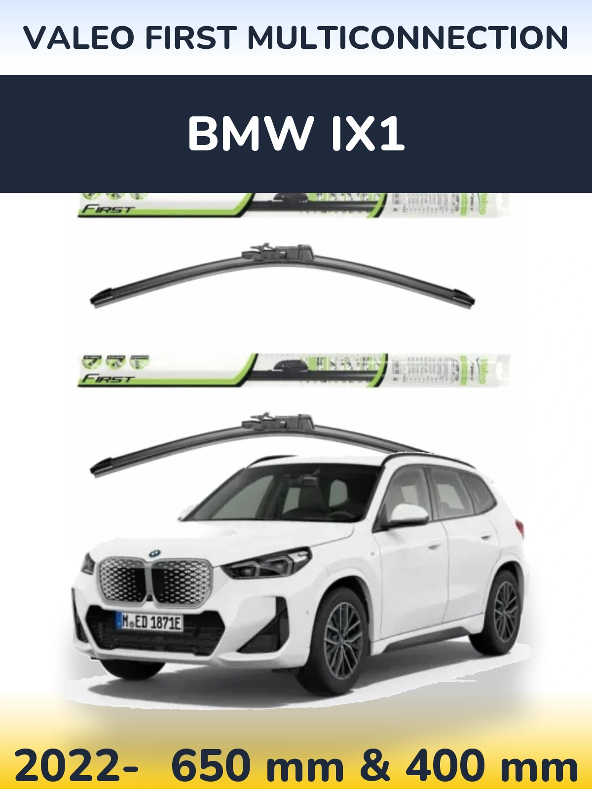 Ștergătoare Valeo First MultiConnection pentru BMW iX1
