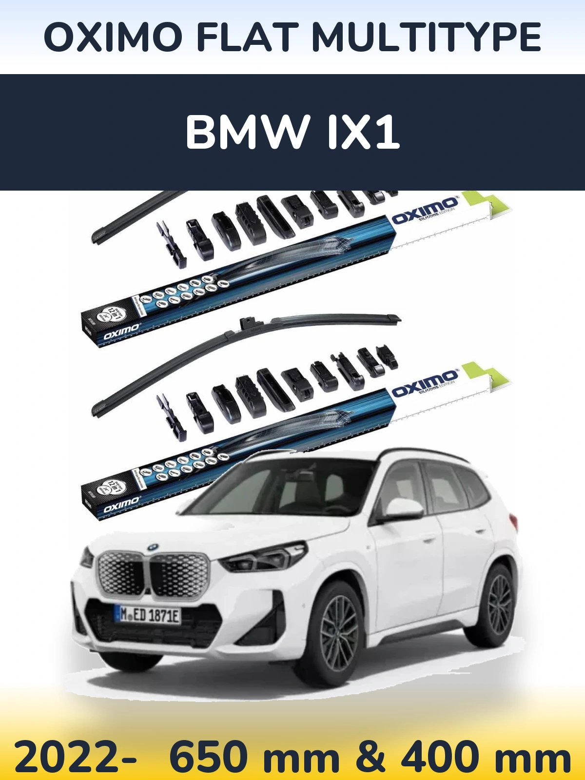 Ștergătoare Oximo Flat MultiTipe pentru BMW iX1