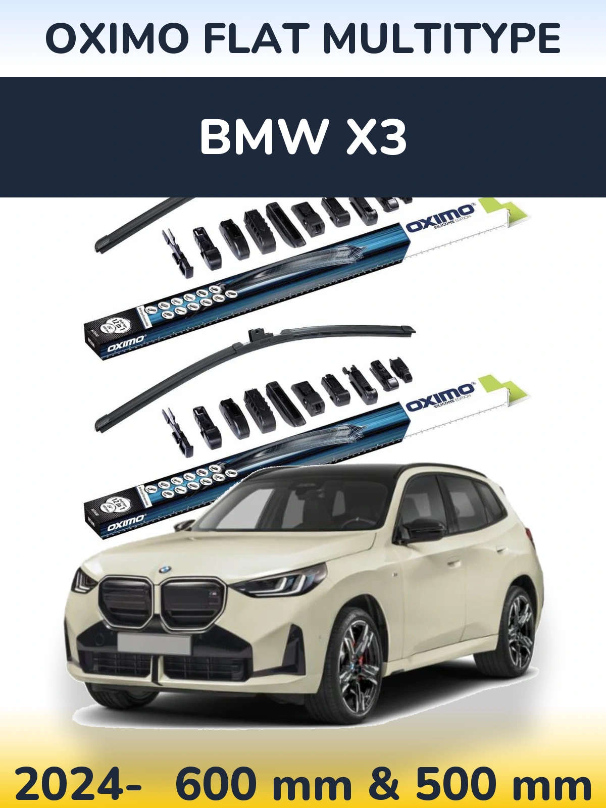 Ștergătoare Oximo Flat MultiTipe pentru BMW X3