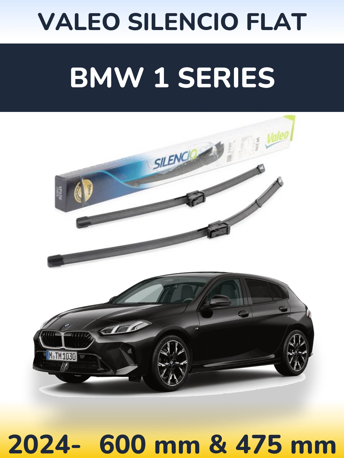 Ștergătoare Valeo Silencio Flat pentru BMW 1 Series